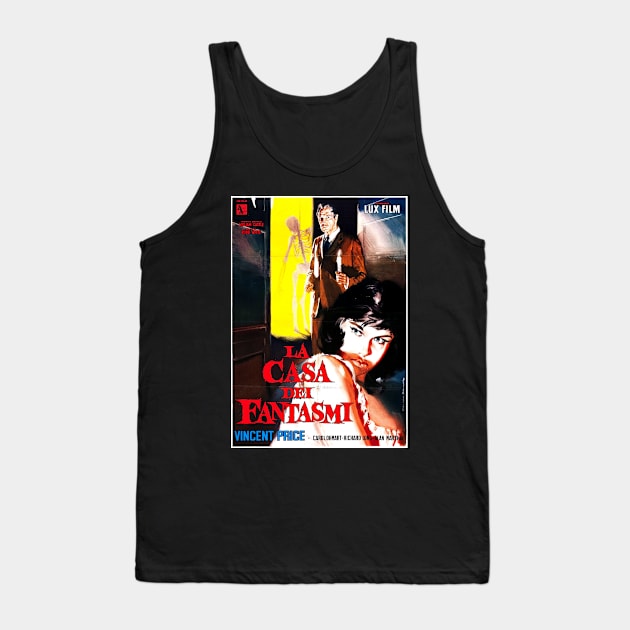 House on Haunted Hill (Italian Poster) Tank Top by Scum & Villainy